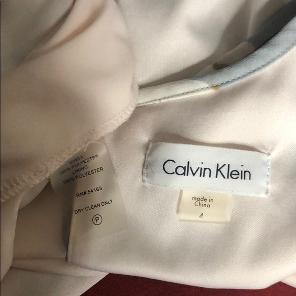 Calvin Klein Floral Print Chiffon Midi Dre… - Picture 8 of 8